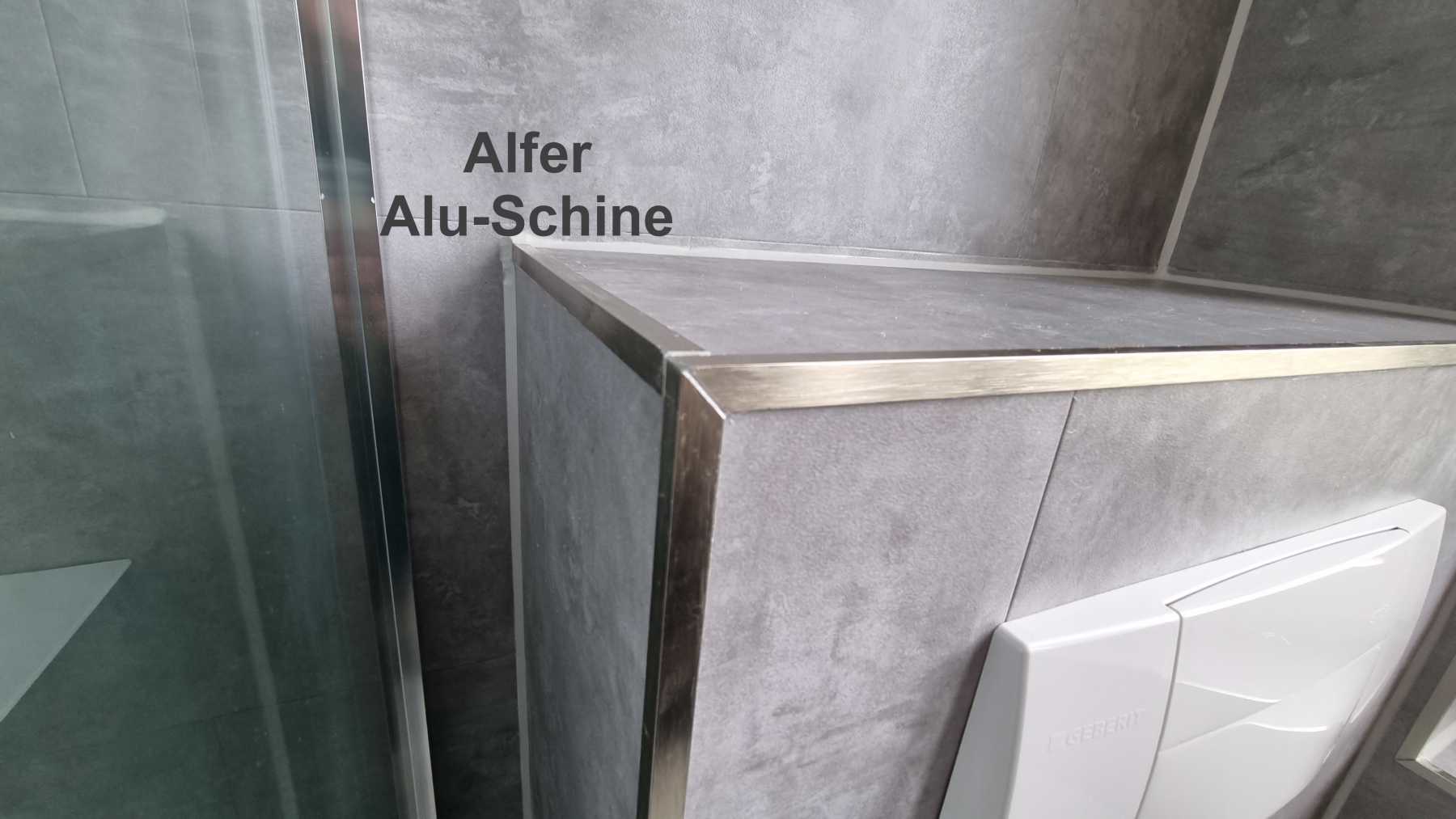 Aluminium-Schienen innen/außen